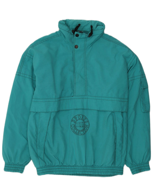 Giacca da sci anorak da uomo Active, vestibilità ampia, UK 40, grande, verde, in poliestere