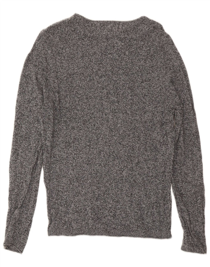 Top Zara da uomo a maniche lunghe piccolo grigio screziato