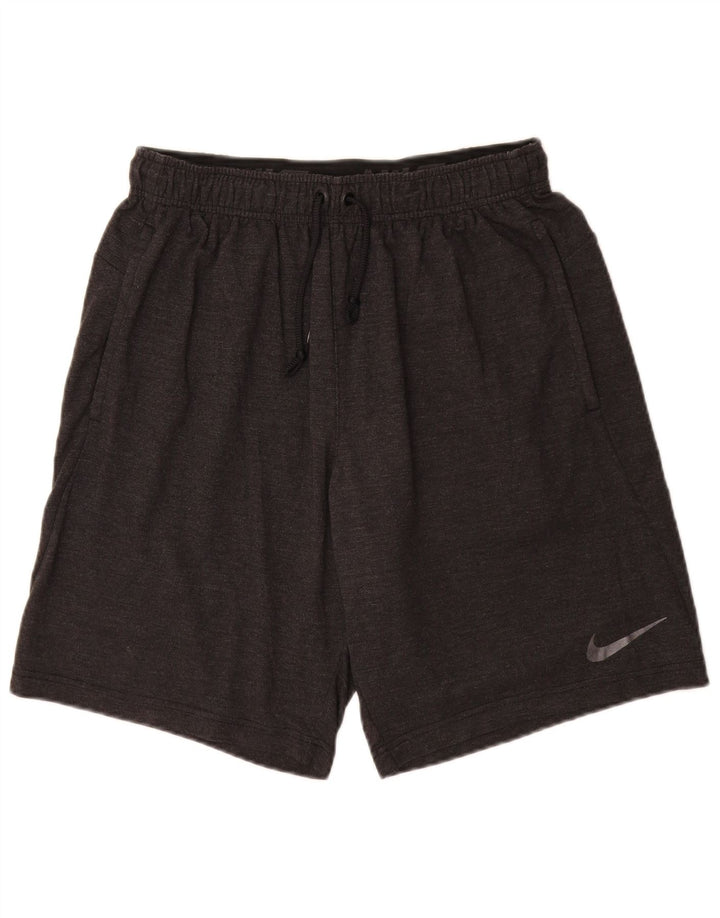 Pantaloncini sportivi Nike Dri Fit da uomo in viscosa grigio medio