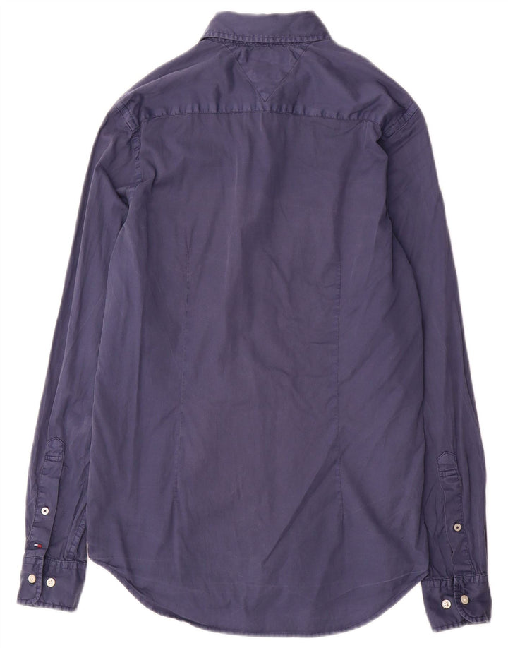 Camicia slim fit da uomo Tommy Hilfiger piccola blu