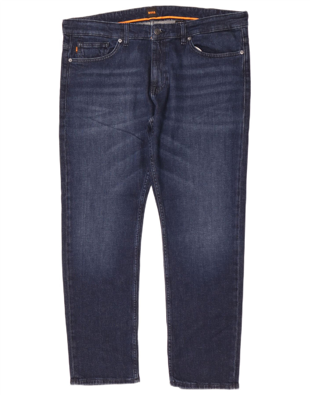 Jeans slim da uomo Delaware Hugo Boss W38 L32 cotone blu navy