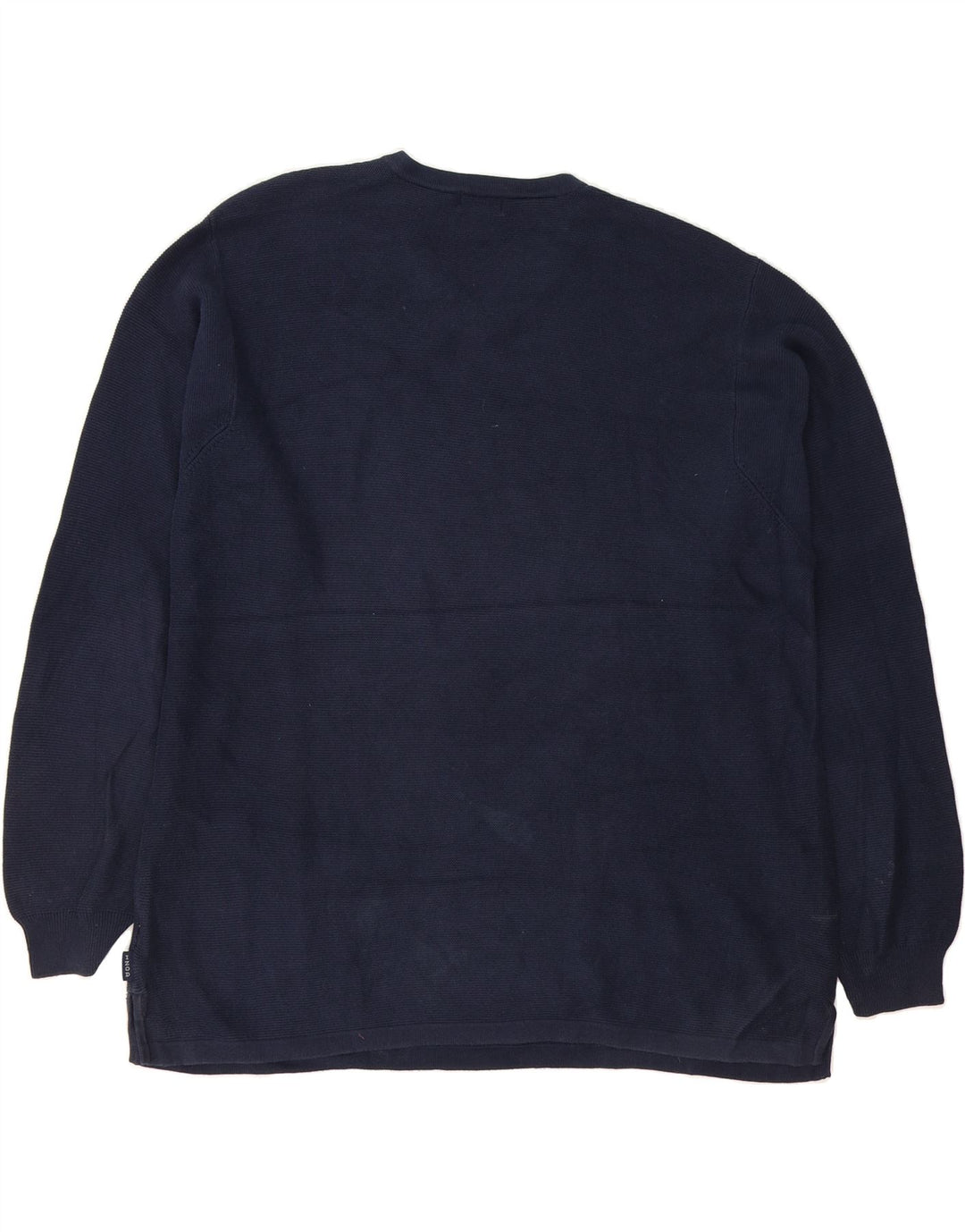 IZOD Mens V-Neck Jumper Sweater XL Navy Blue Cotton Vintage Izod and Second-Hand Izod from Messina Hembry 
