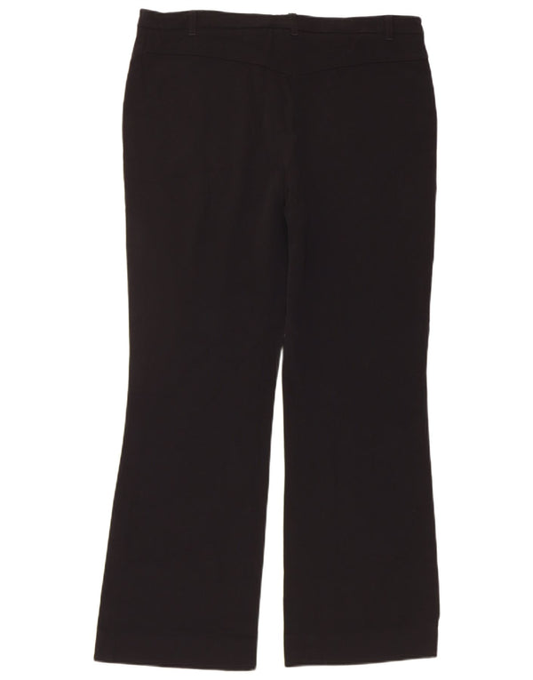 MOSCHINO Womens Cheap and Chic Suit Trousers UK 14 Large W32 L29 Black
