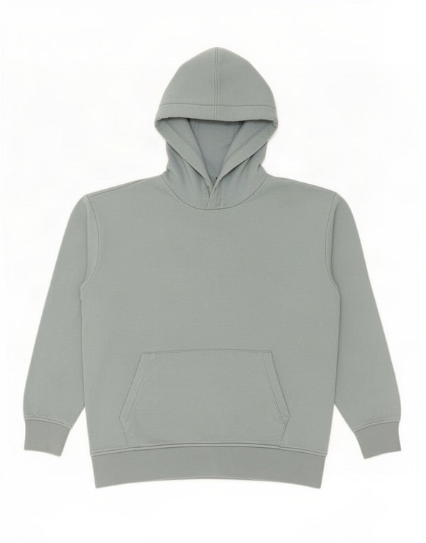 Felpa con cappuccio da uomo Zara in cotone blu medio