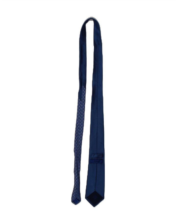 JOOP Mens Tie One Size Blue Floral Silk Vintage Joop and Second-Hand Joop from Messina Hembry 