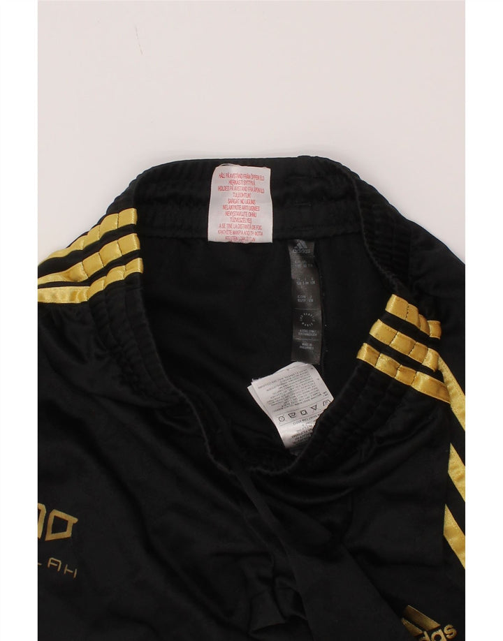 Pantaloncini sportivi Adidas Salah da ragazzo 7-8 anni in poliestere nero
