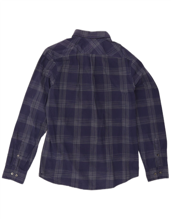 Penguin - Camicia slim fit Heritage da uomo, grande, in cotone a quadri blu navy