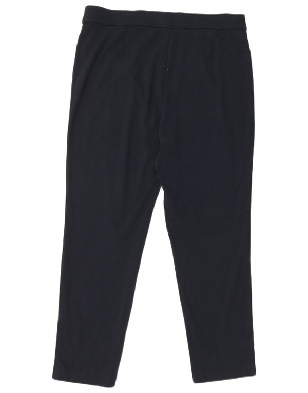 Pantaloni casual affusolati da donna Marks & Spencer UK 18 XL W36 L28 Blu navy