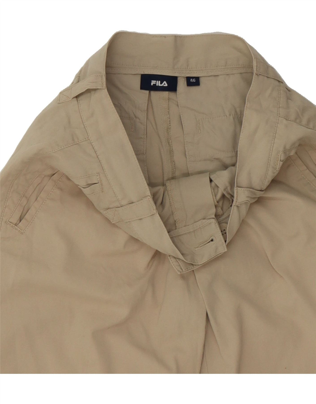FILA Mens Chino Shorts IT 46 Small W30  Beige Cotton Vintage Fila and Second-Hand Fila from Messina Hembry 