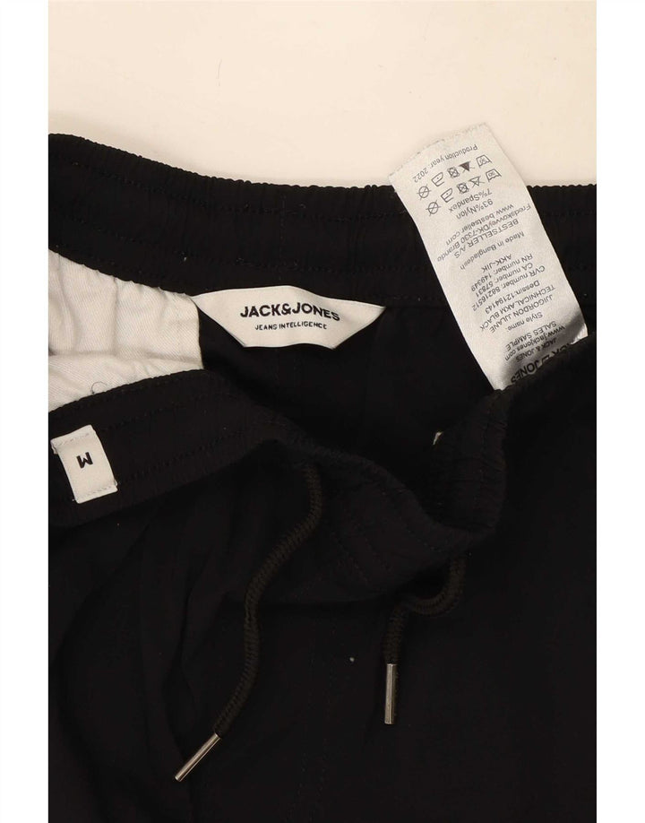 Pantaloni da tuta da uomo Jack & Jones Joggers nylon nero medio