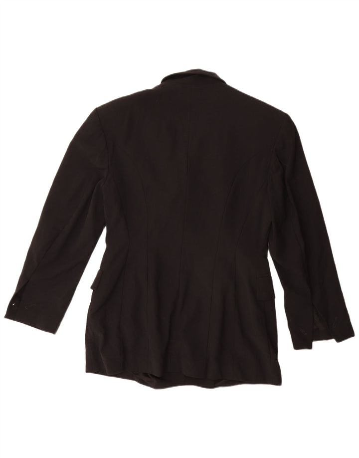 Giacca Blazer Doppiopetto Donna Joop IT 42 Media Nera Lana Vergine