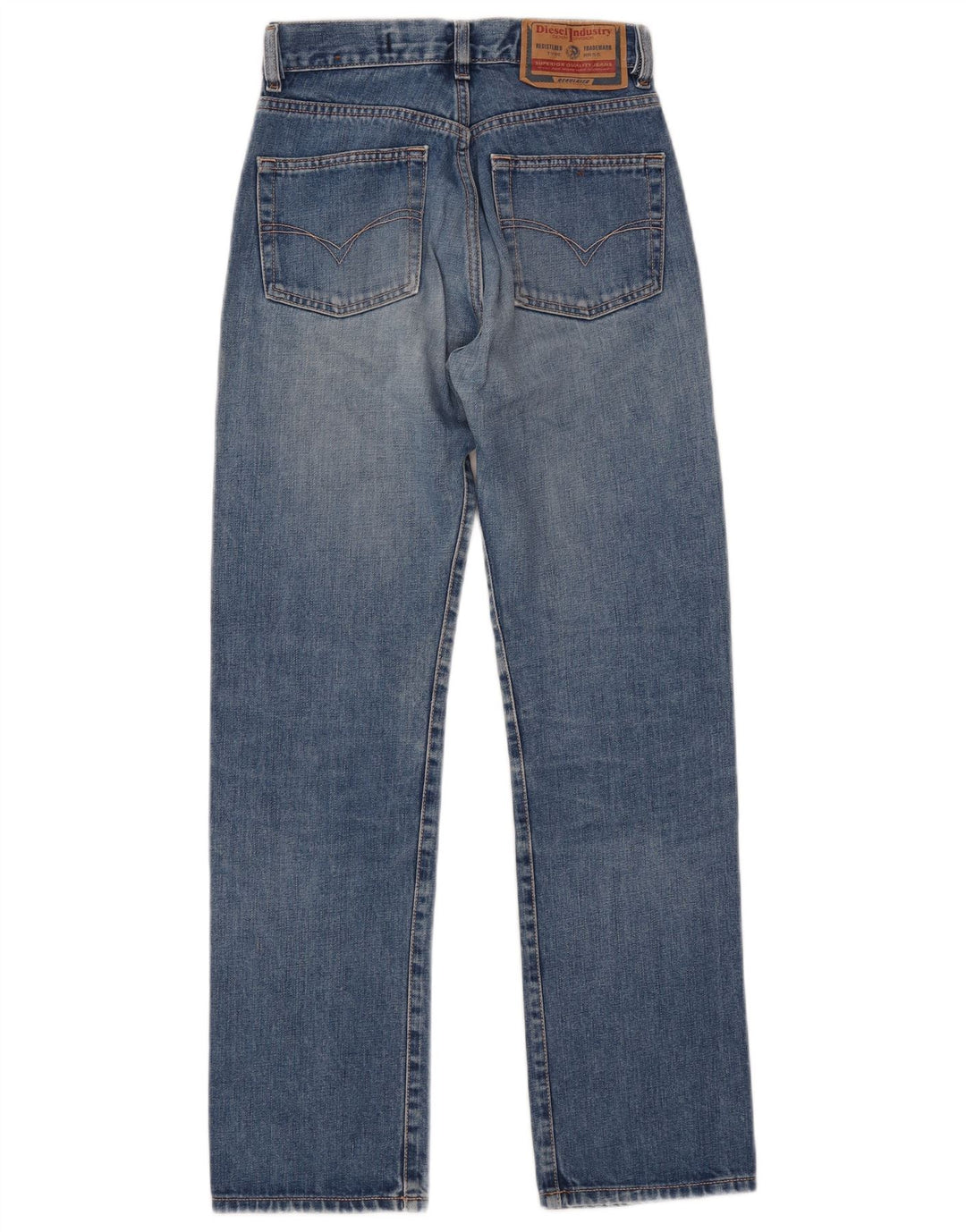 Jeans dritti da donna Diesel W27 L30 Blu