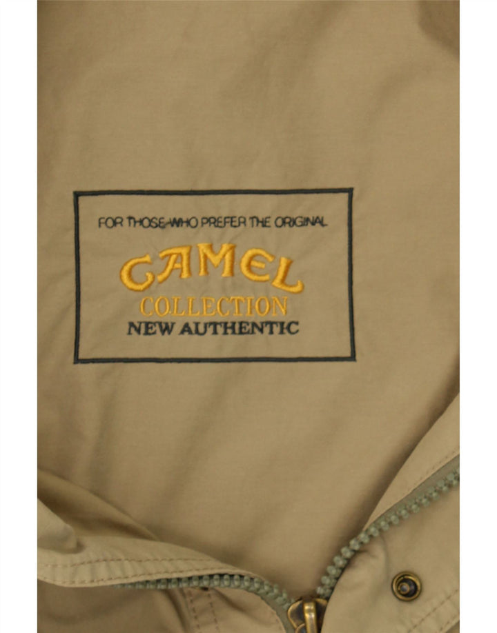 CAMEL ACTIVE Mens Hooded Bomber Jacket UK 42 XL Beige Vintage Camel Active and Second-Hand Camel Active from Messina Hembry 