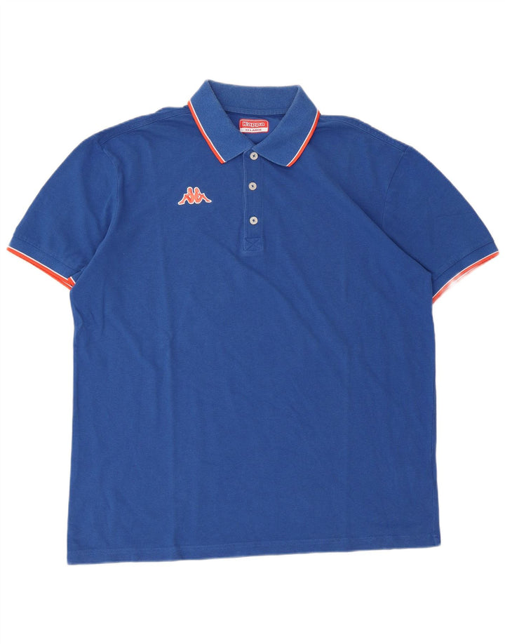 Polo Kappa Uomo 2XL Cotone Blu