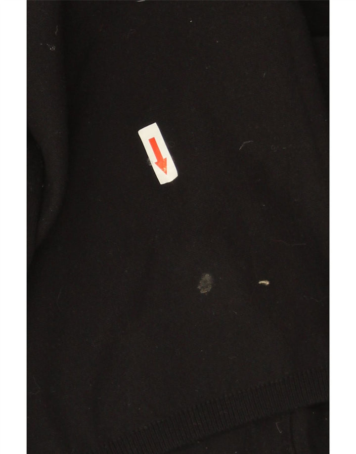Maglione cardigan aperto oversize lungo da donna Zara UK 10 piccolo nero