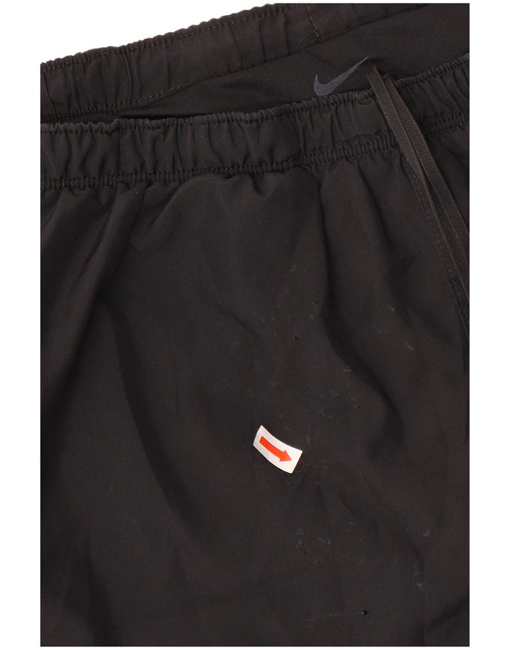 Pantaloncini sportivi Nike Dri Fit da uomo, grandi, in poliestere nero