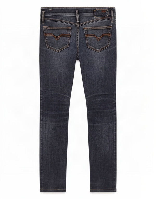 Jeans skinny Matic da donna Diesel W27 L30 cotone blu navy