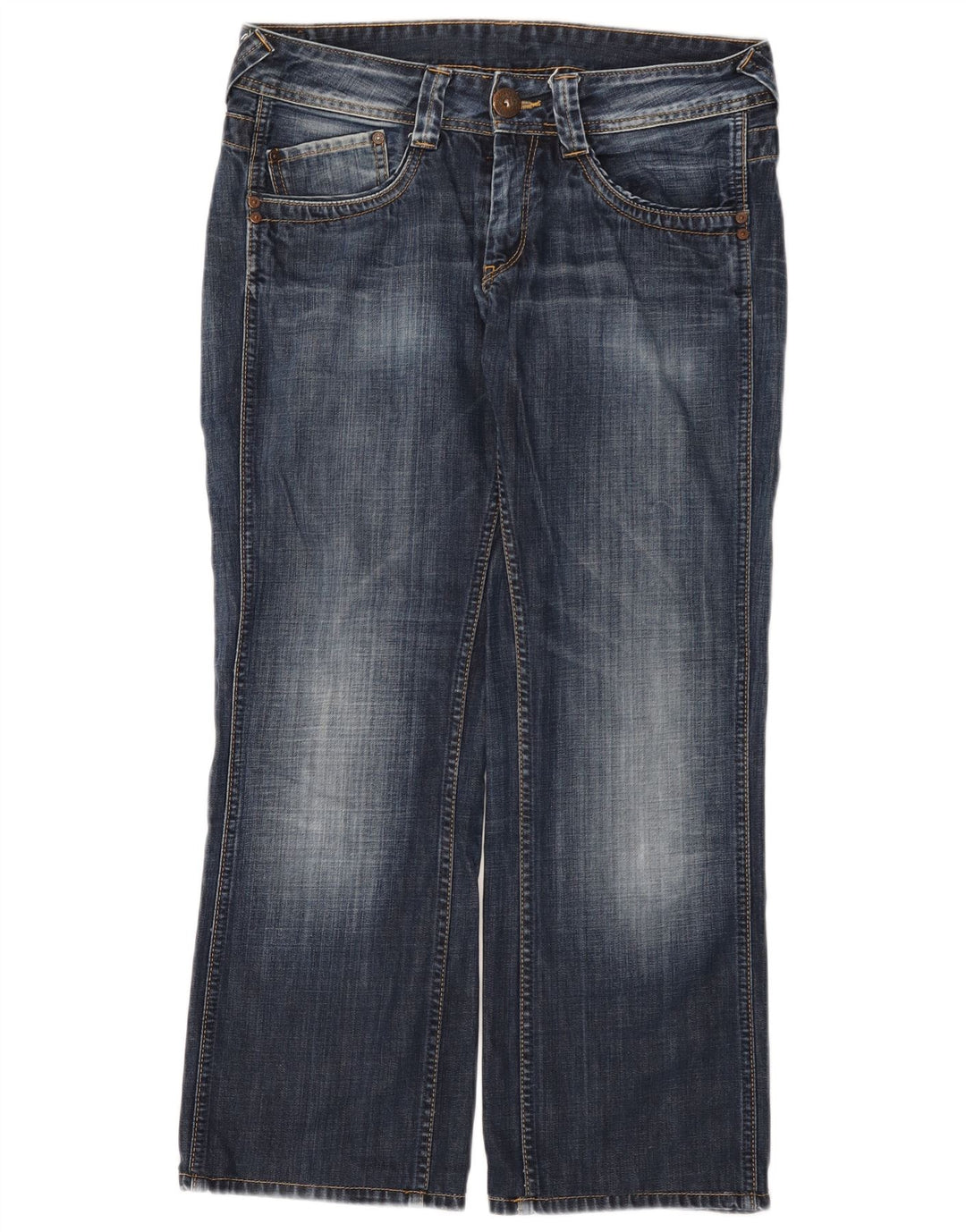 PEPE Jeans Donna Sciolto W31 L34 Cotone Blu