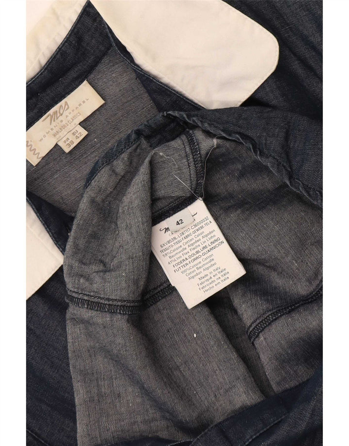 Camicia pullover da donna Marlboro Classics EU 38 cotone blu navy medio