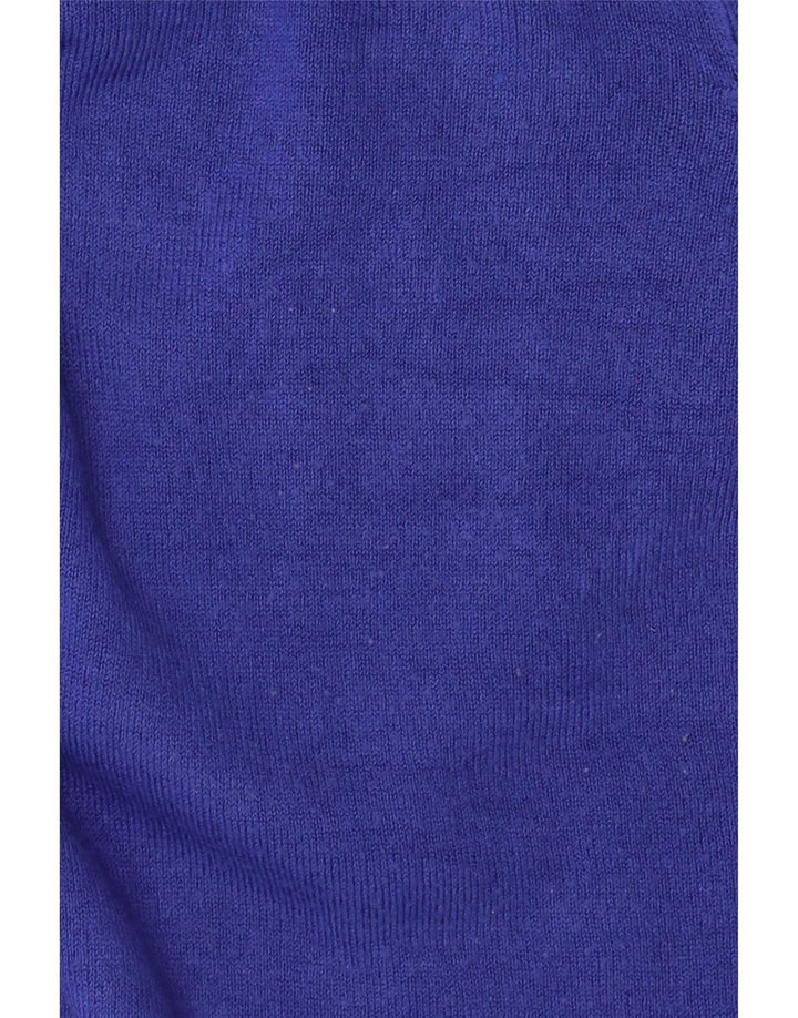 Maglione maglione con scollo a barca da donna Marks & Spencer UK 14 Acrilico blu medio