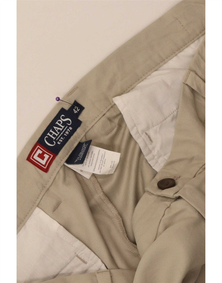 Pantaloncini chino da uomo Chaps W42 2XL Poliestere beige