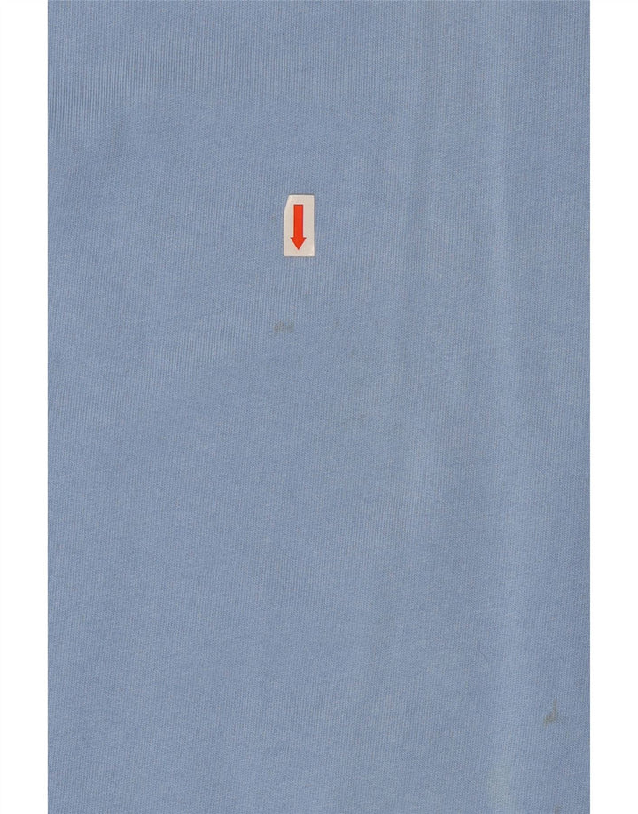 Crew Clothing Felpa da uomo Maglione grande in cotone blu