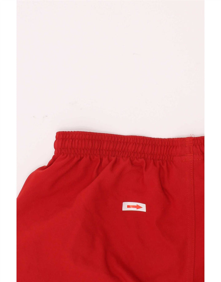 Pantaloncini sportivi Adidas Climacool da ragazzo 15-16 anni in poliestere rosso
