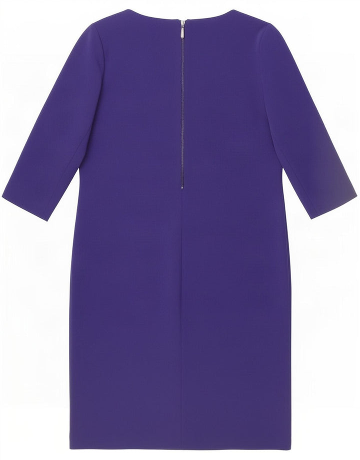 Abito a trapezio da donna con maniche a 3/4 Libra UK 10 piccolo blu navy