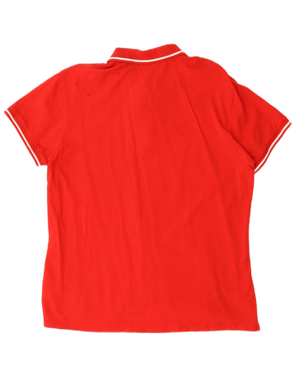 Polo Puma da uomo 2XL in cotone rosso