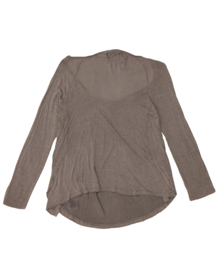Top da donna Diesel manica lunga UK 10 piccolo grigio