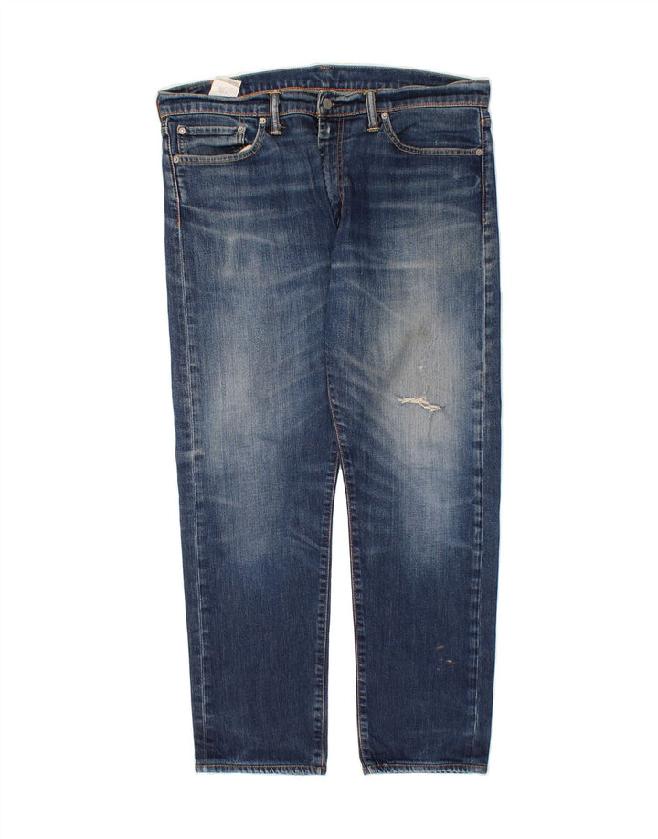 WRANGLER Womens Straight Jeans W36 L32 Blue Cotton Vintage Wrangler and Second-Hand Wrangler from Messina Hembry 