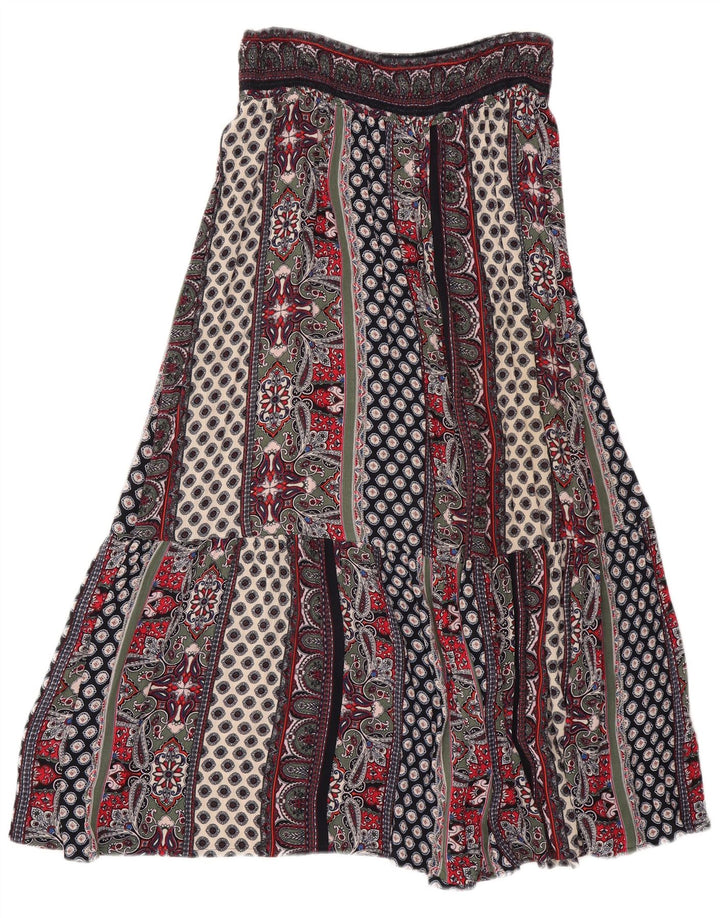 Gonna gypsy da donna Monsoon media W30 viscosa patchwork multicolore