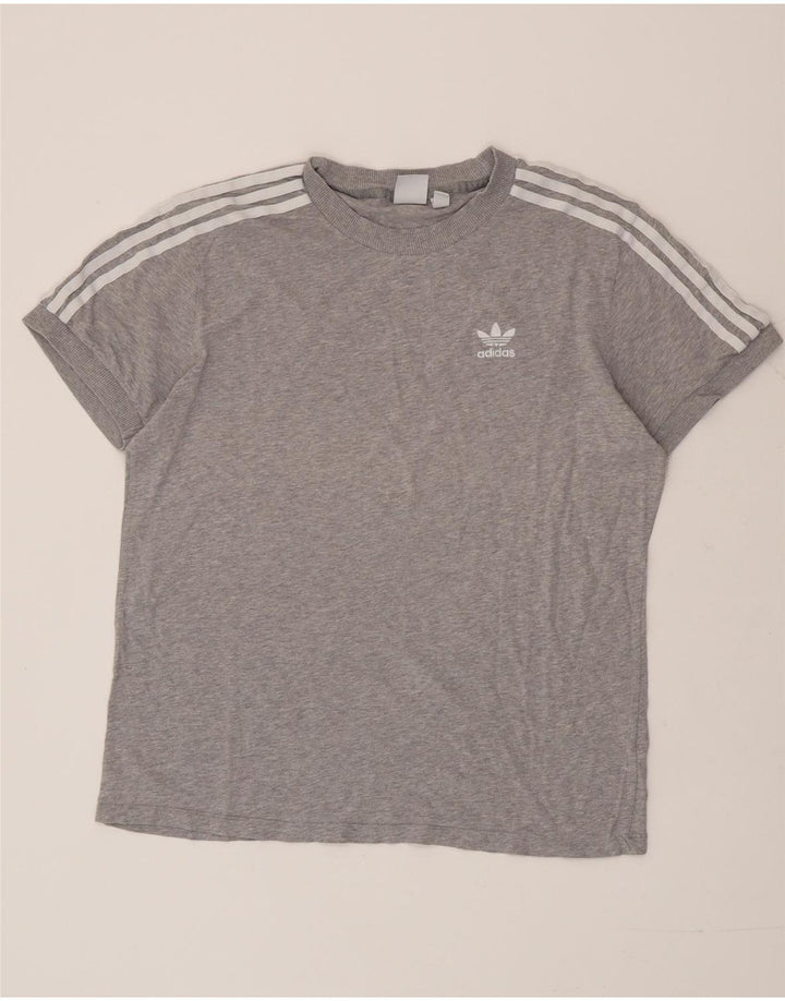 T-shirt oversize da donna Adidas UK 12 grigio medio chiazzato