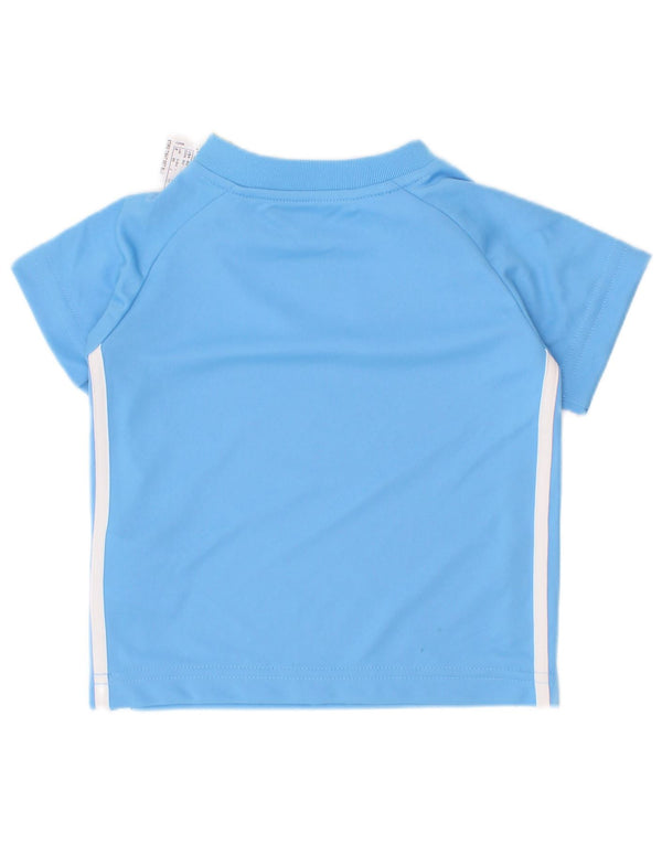 Maglietta Adidas da bambino per neonato, 3-6 mesi, in poliestere color block blu