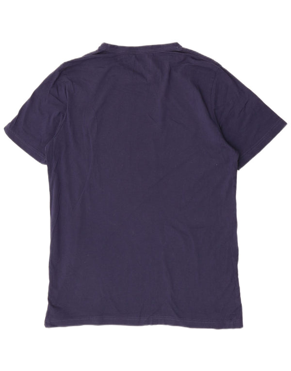 T-shirt grafica da uomo Puma Top Large Blu Navy