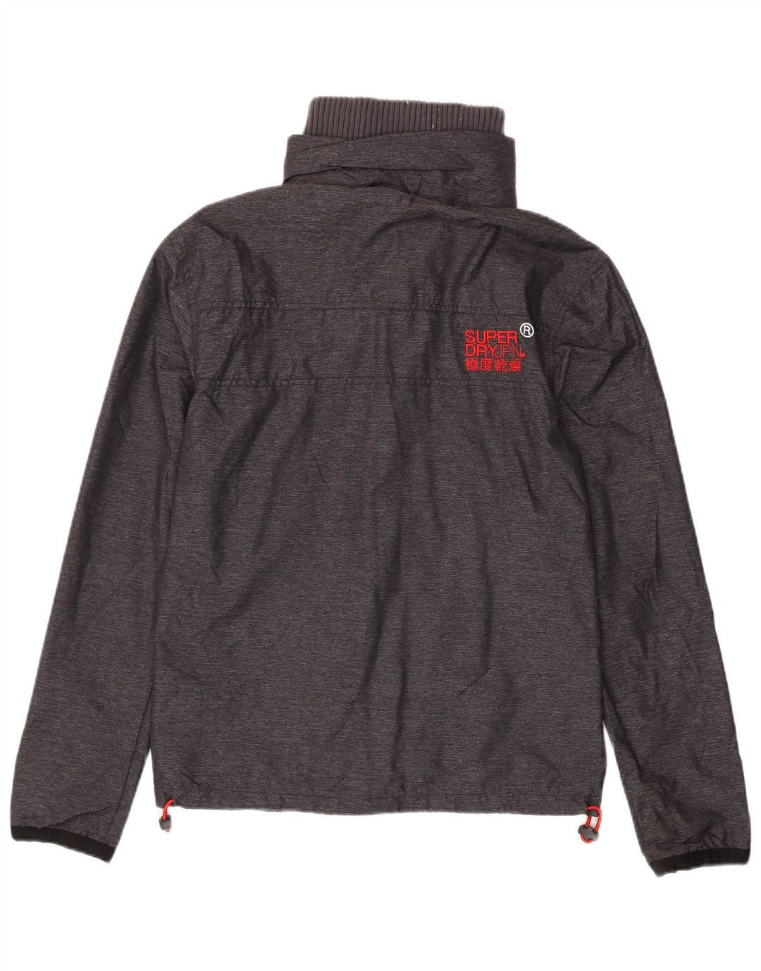 Giacca antipioggia grafica da uomo Superdry UK 36 Small Nylon grigio