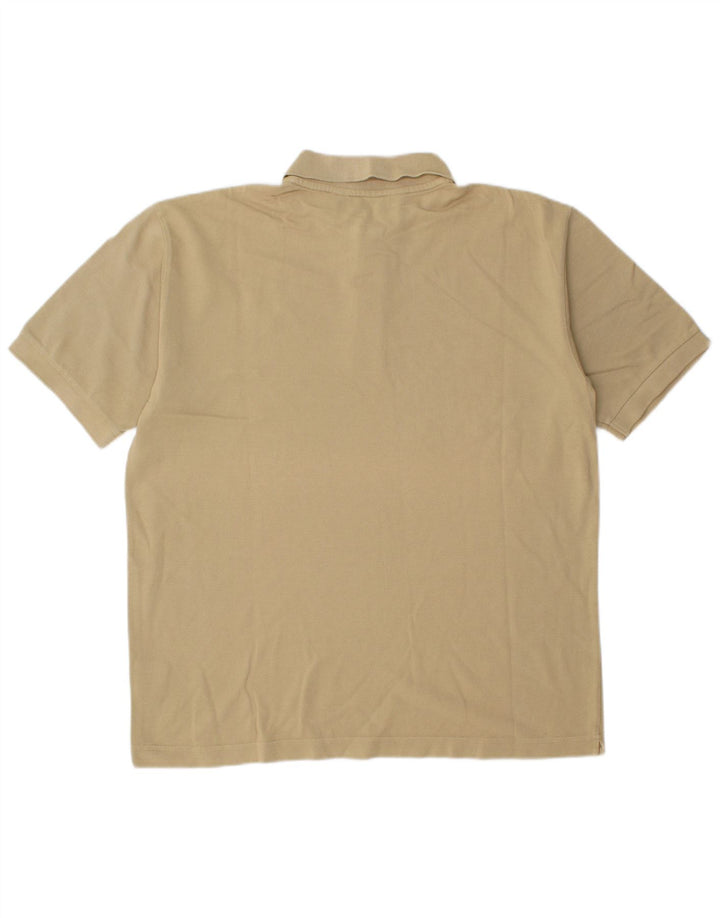 Polo Kappa Uomo Large Beige In Cotone
