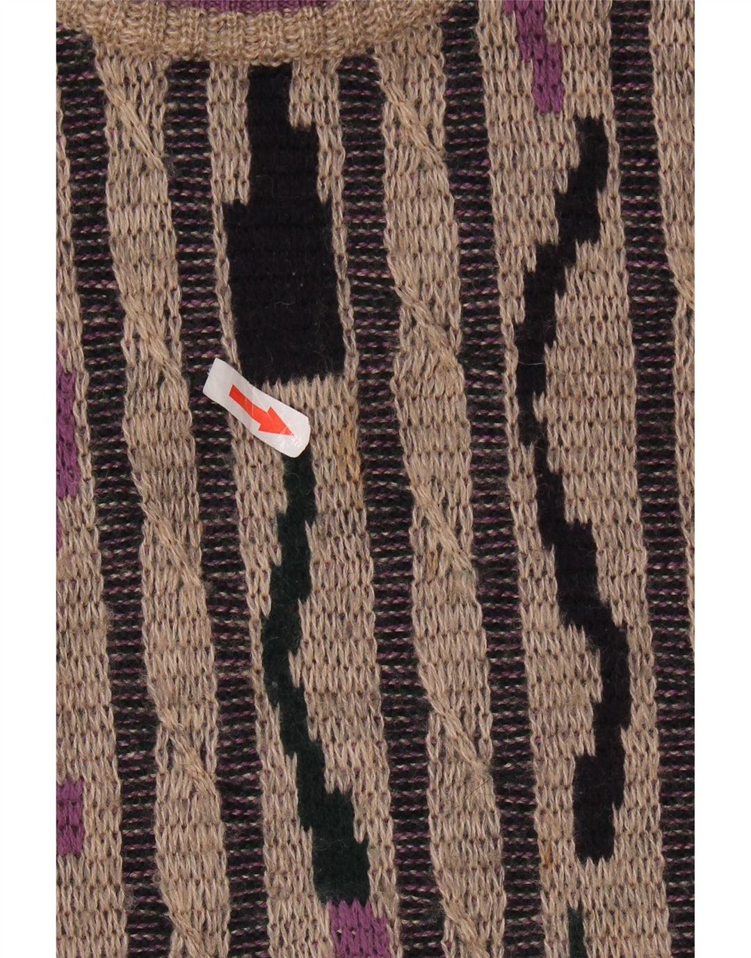 MAPIER Maglione girocollo da uomo a righe grandi grigie