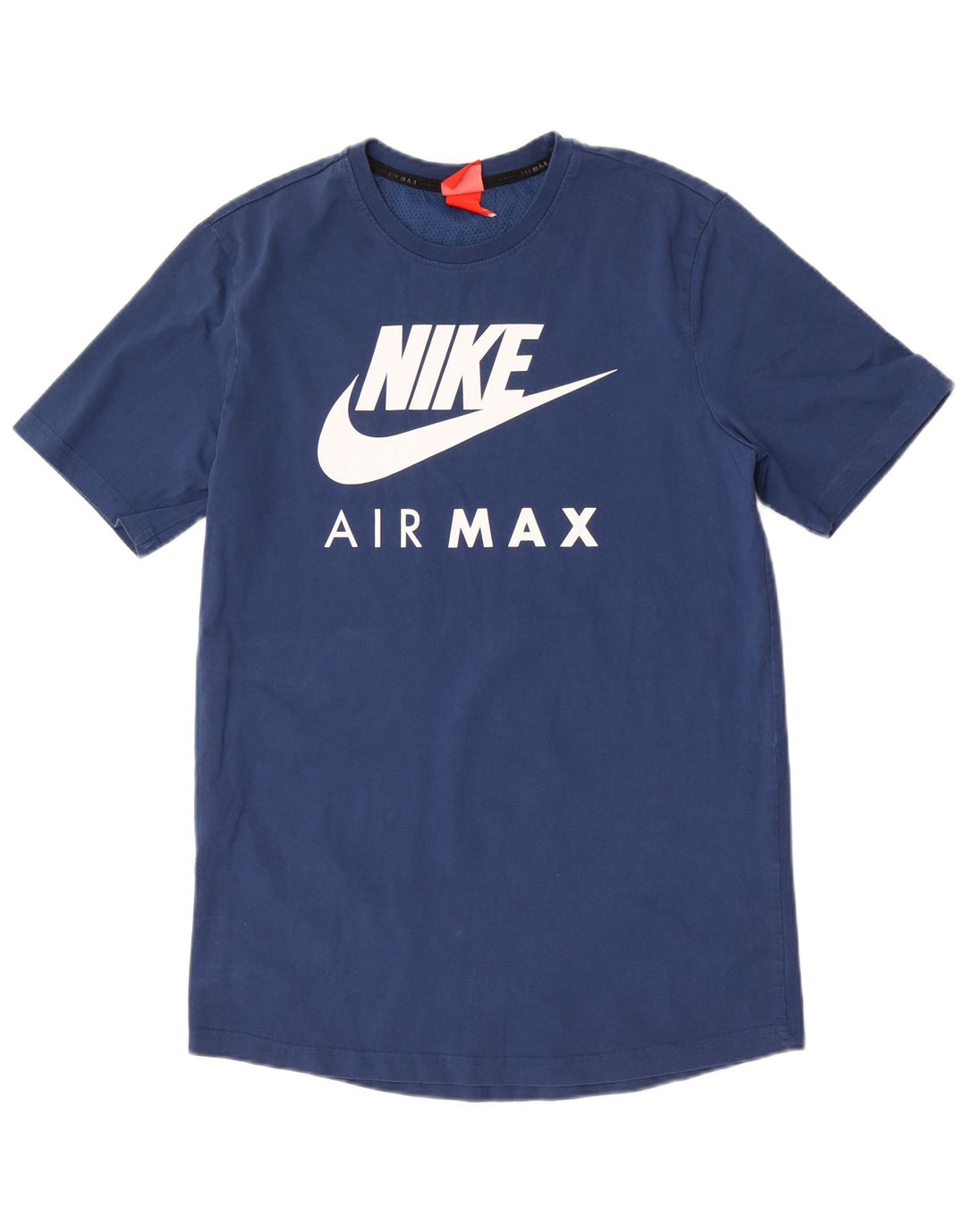 T-shirt grafica da uomo NIKE Top grande in cotone blu
