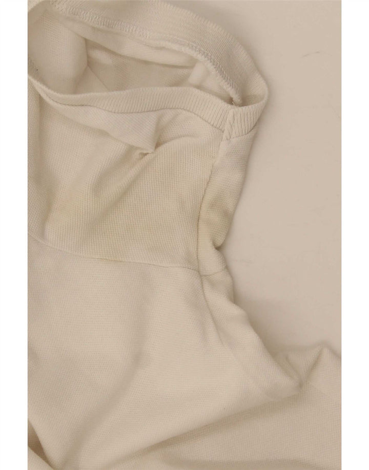 Polo da uomo Rifle XL in cotone bianco