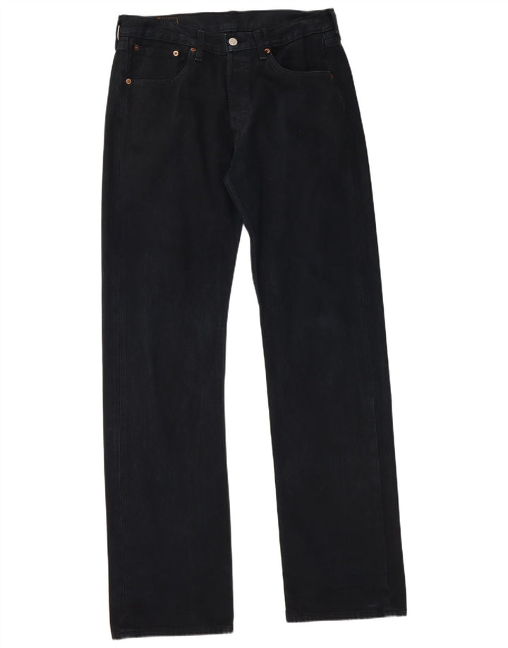 LEVI'S Jeans dritti da uomo 501 W31 L34 Blu navy