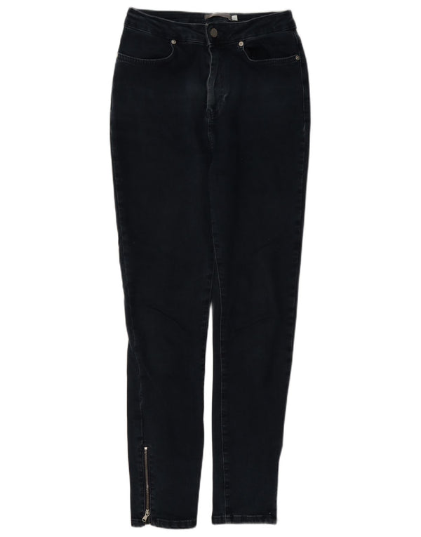 Jeans skinny da donna a vita alta MINT VELVET UK 10 Small W26 L27 Blu navy