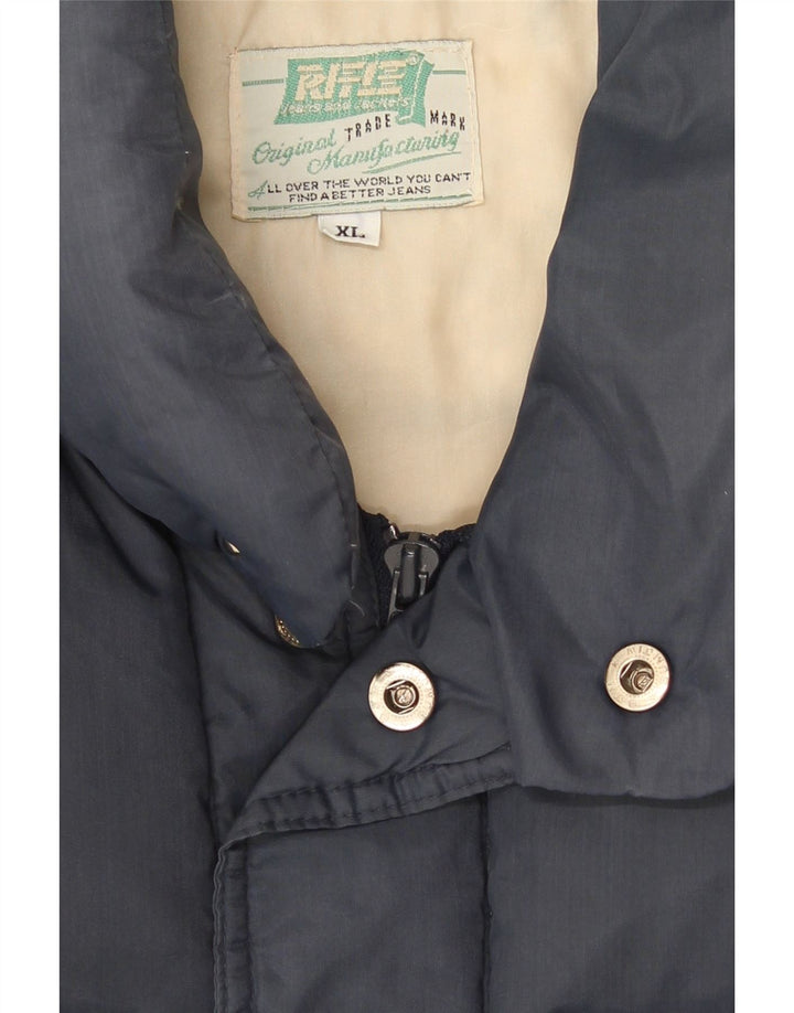 Gilet imbottito da uomo Rifle UK 42 XL Blu Navy