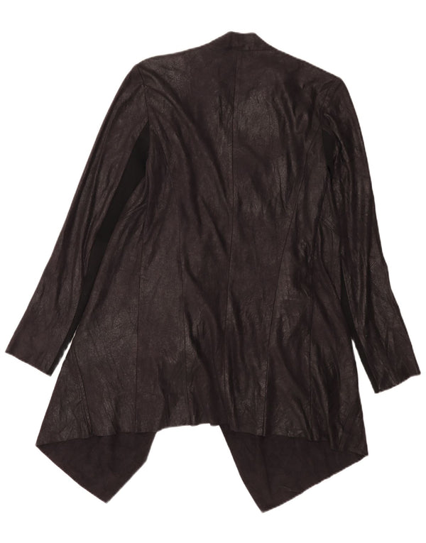 Top cardigan asimmetrico da donna Zara UK 14 blocco colore nero medio