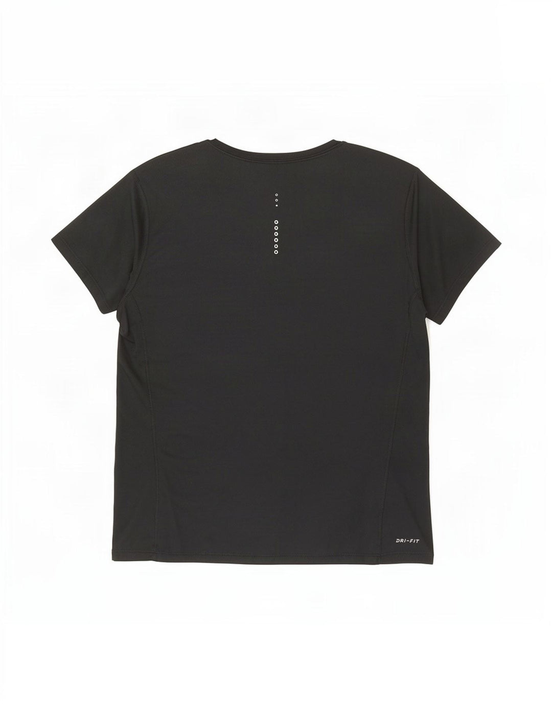 T-shirt Nike Dri Fit da donna Top UK 14 Large Nero Poliestere