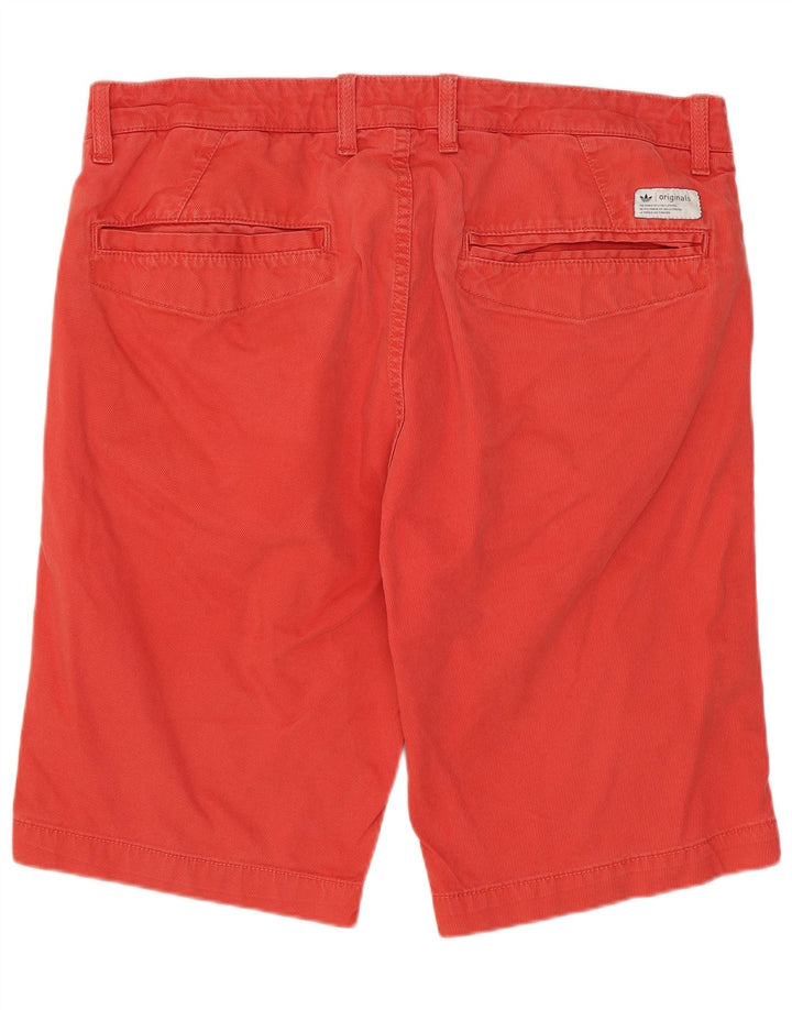Pantaloncini chino da uomo ADIDAS W36 grandi in cotone rosso