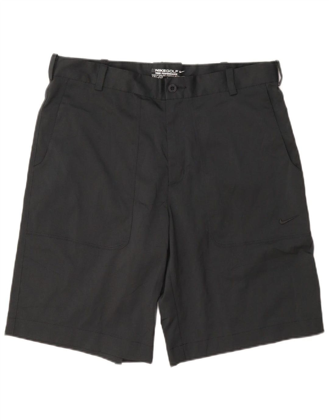 Pantaloncini chino Nike Dri Fit da uomo W32 medio nero poliestere