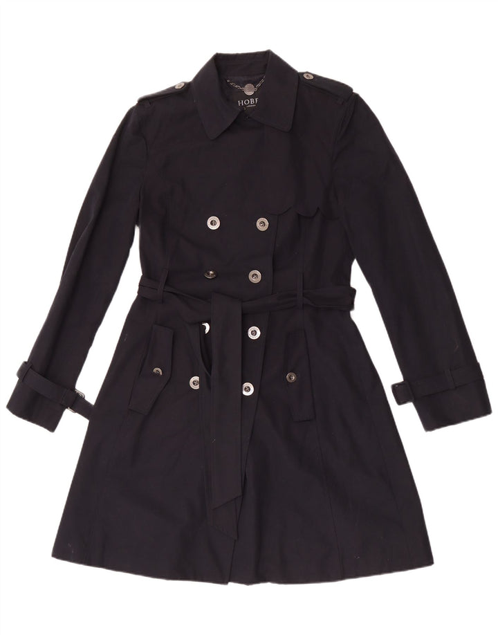 Trench da donna Hobbs UK 8 piccolo poliestere blu navy
