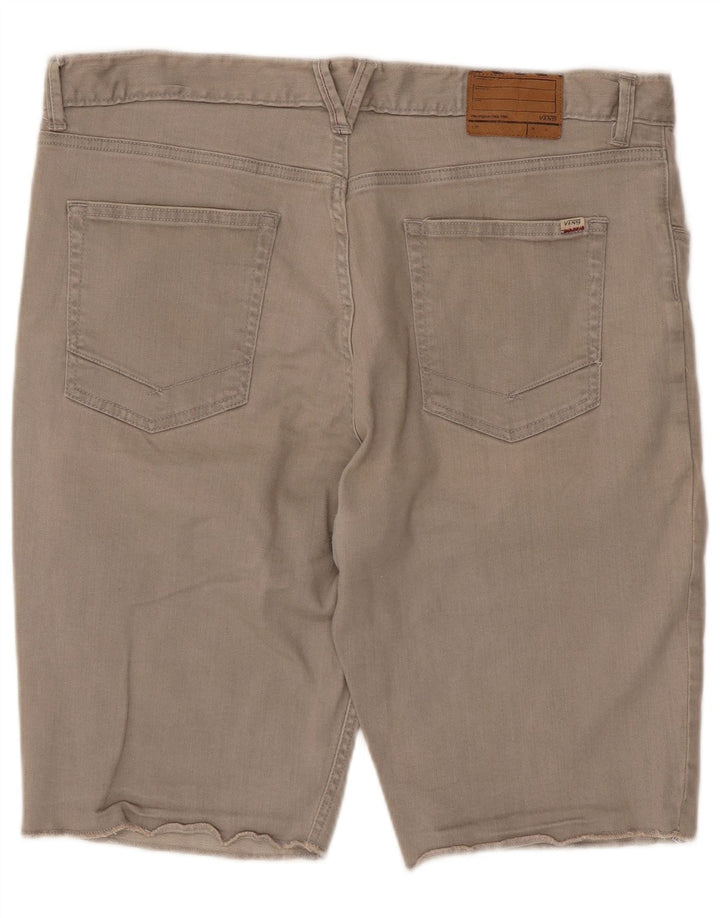 Pantaloncini casual da uomo Vans W36 grandi in cotone grigio