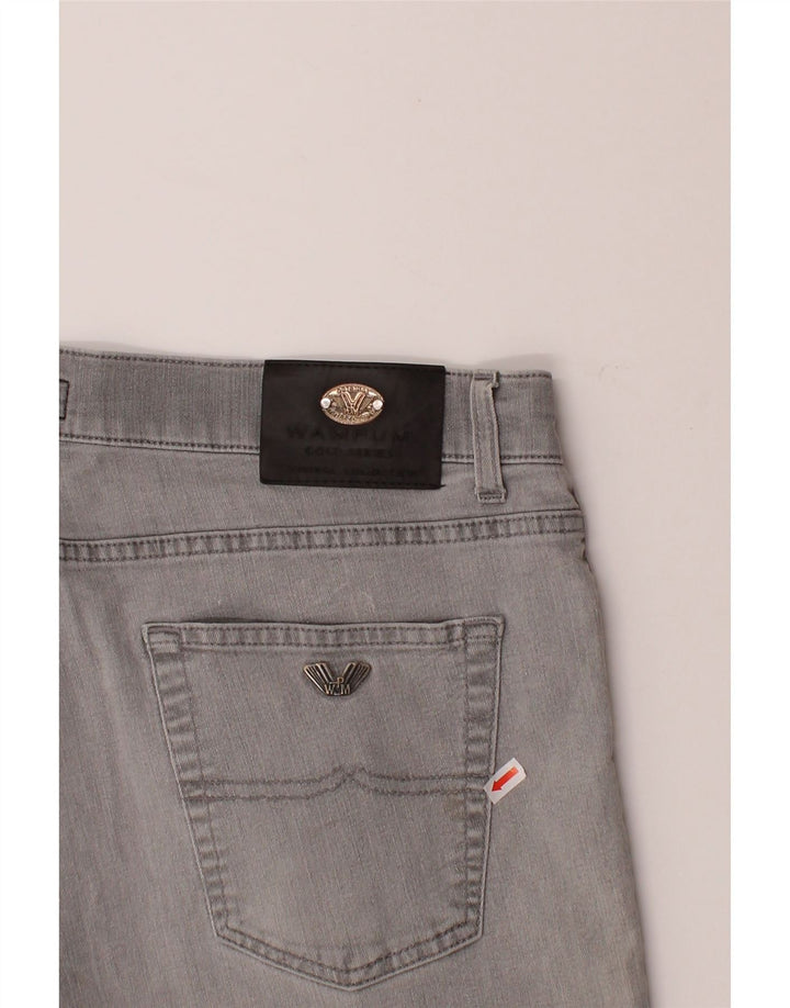WAMPUM Mens Denim Shorts IT 56 3XL W38  Grey Cotton Vintage Wampum and Second-Hand Wampum from Messina Hembry 